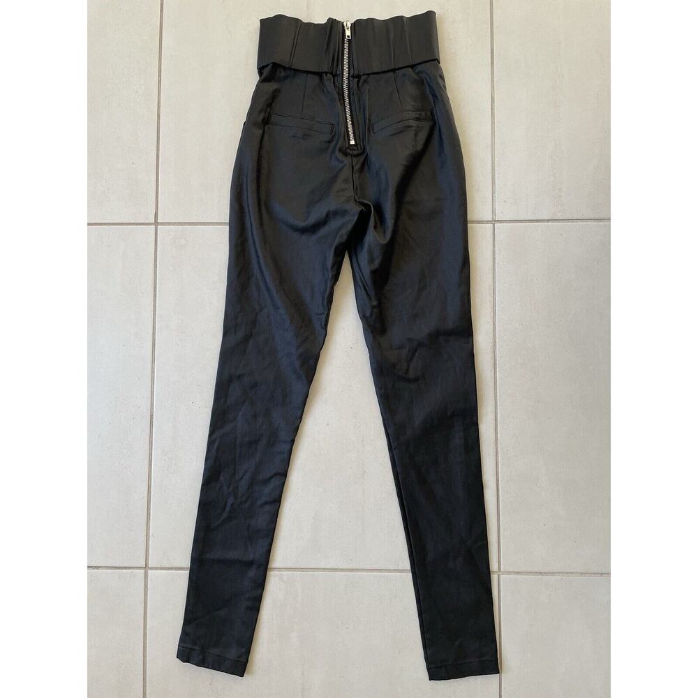 Asilio Revolve Pants Coated Skinny High Rise Stretch - Picture 5 of 10